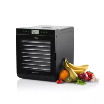 ETA Vital Air II ETA230290000 augļu žāvētājs, 10 paplātes, 650 W, melns