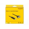 DeLOCK USB 2.0 uz RS-232 adapteris 50 cm FTDI Melns