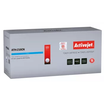 Activejet ATH-216CN Tonera kasetne (HP 216A W2411A aizstājējs; Supreme; 850 lpp.; zila) ar mikroshēmu