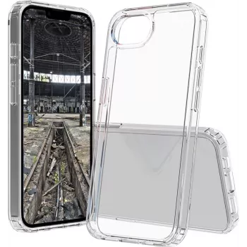 Mobilā telefona maciņš jt berlin Pankow Clear Apple iPhone 16E, līdz 15.4 cm (6.06 collas), caurspīdīgs