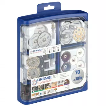 Piederumu komplekts Dremel EZ SpeedClic daudzfunkcionālais 70 gab.