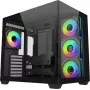 PC korpuss Cooler Master Elite 681 (E681-KHNN-S00) ATX Midi Tower, Melns, 1×3.5 collu + 2×2.5 collu, 2×USB 3.0, 4×120mm ARGB, Rūdīta stikla sānu panelis