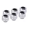 Savienotāju komplekts Alphacool 17474 — misiņš hromēts, Ø 22 mm, augstums 20 mm