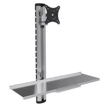 Techly ICA-PLW-01 monitora sienas stiprinājums 27 collām sudraba