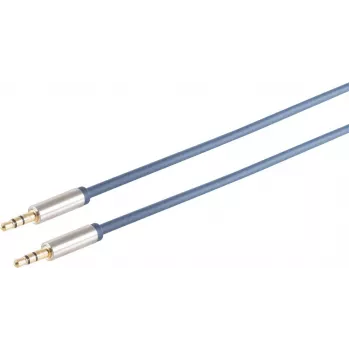 Audio kabelis ShiverPeaks 30815-SPP-SLIM 5m 3,5mm Zils