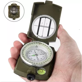 Rokas magnētiskais kompass EYESKEY EK-1001 — cinka sakausējums, ūdensizturīgs, 85 mm dziļums, 175 g