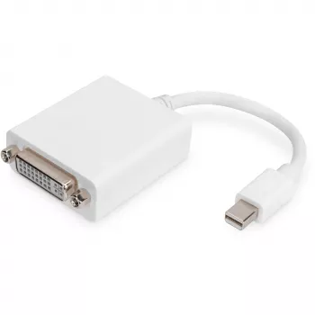 Digitus AK-340406-001-W Mini DisplayPort uz DVI-D adapteris, balts, 0.15 m