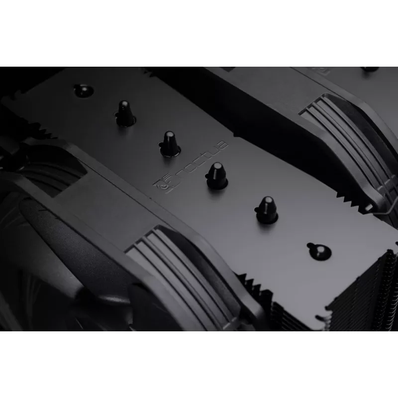 Noctua NH-D15 Chromax Pure Black CPU dzesētājs ar diviem 140mm ventilatoriem