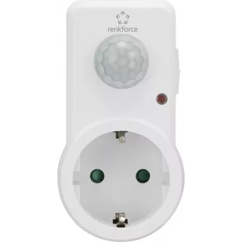 Renkforce 1588385 Starpslēdzis PIR Kustības Sensors 120 ° Balts IP20