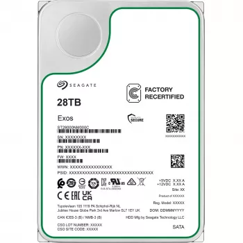 HDD Seagate Exos 3.5 inch 28TB SATA RECERTIFIED (ST28000NM000C-REC)