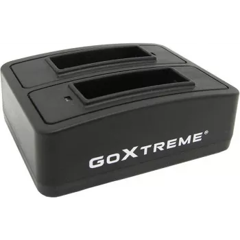 GoXtreme Dual Vision 4K akumulatoru lādētājs – divu slotu lādētājs, modelis 01492