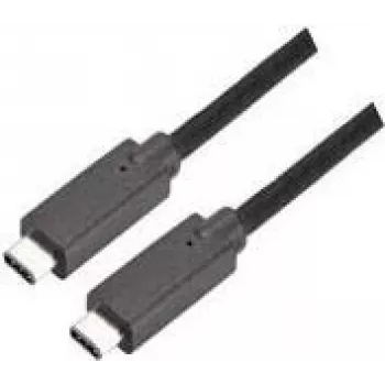 Bachmann 918.190 USB kabelis 0,5 m USB 3.2 Gen 2 (3.1 Gen 2) USB-C melns (918190)
