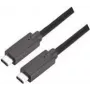 Bachmann 918.190 USB kabelis 0,5 m USB 3.2 Gen 2 (3.1 Gen 2) USB-C melns (918190)