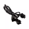 Iekšējais barošanas kabelis PHANTEKS PH-CB-DRGB3P — 3-pin uz 2× Molex (3-pin), melns/pelēks
