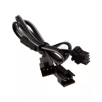Iekšējais barošanas kabelis PHANTEKS PH-CB-DRGB3P — 3-pin uz 2× Molex (3-pin), melns/pelēks
