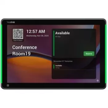 Yealink RoomPanel Plus E2 25,6 cm (10,1 collu) LCD skārienekrāna paneļa rezervācijas displejs