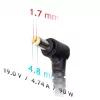 Akyga AK-ND-08 lādētājs HP klēpjdatoriem, 90 W, 19 V / 4,74 A, 4,8 x 1,7 mm