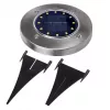 Maclean MCE318 LED saules celiņa lampa ar zemes smaili 12 LED SMD neitrāli balta 4000K 0,7 W IP44