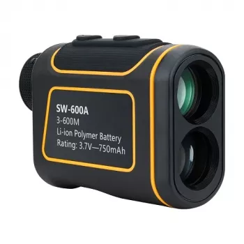 Lāzera tālmērs SNDWAY SW-600A — 600 m mērījumu diapazons, precizitāte ±1 m