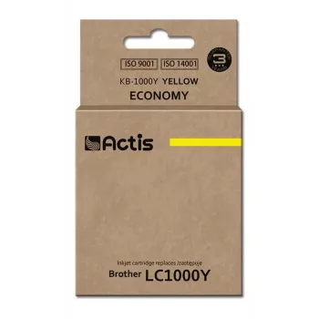 Actis KB-1000Y dzeltenā tinte (aizstāj Brother LC1000Y/LC970Y; standarta; 36 ml)