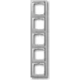 Busch-Jaeger 1754-0-4321. Produktfarbe: Edelstahl, Material: Edelstahl, Markenkompatibilität: Busch-Jaeger. Breite: 80 mm, Höhe: 364 mm, Dicke: 1,1 cm