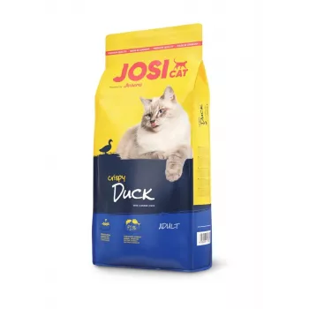 Josera JosiCat Crispy Duck 18kg sausa barība kaķiem pieaugušiem