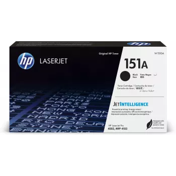Tonera kasetne HP 151A Black Original LaserJet, 1500 lpp, melna