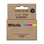 Saderīga krāsu tintes kasetne ACTIS KH-57R HP 57 (C6657A), uz tintes bāzes, 18 ml, standarta iznākums, CMY