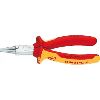 Knipex 22 06 160 - Garās knaibles - Hromvanādija tērauds - Plastmasa - Sarkans/Orangžs (2206160)