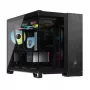 PC korpuss Corsair 2500X Micro ATX Dual Chamber, melns