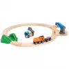 Brio World Kravas vilciena starta komplekts ar celtni