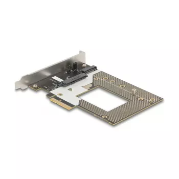 Iekšējā M.2 / U.2 adaptera karte DELOCK 90854 — PCIe 4.0 (savienotājs: PCIe, izejas: M.2 Key M 110 mm, U.2)