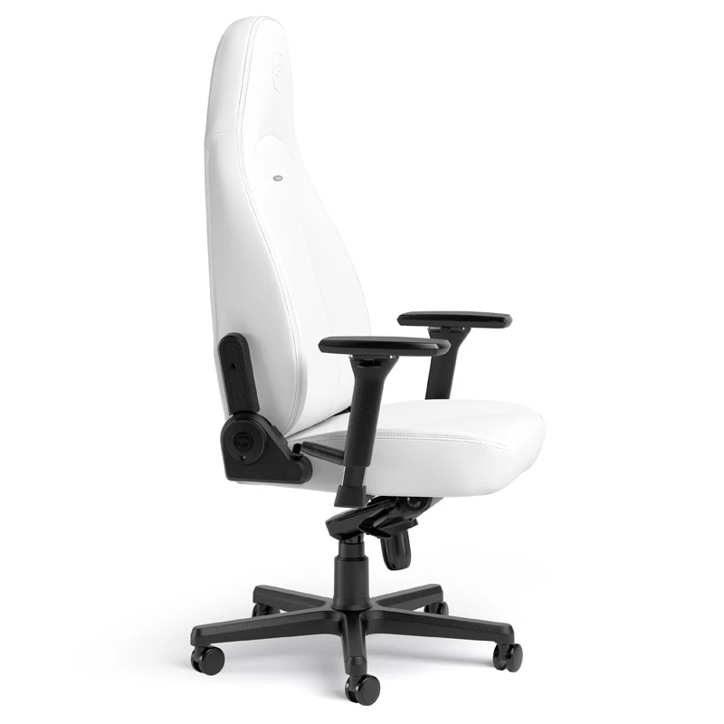 Biroja krēsls noblechairs NBL-ICN-PU-WED polsterēts sēdeklis polsterēta atzveltne balts