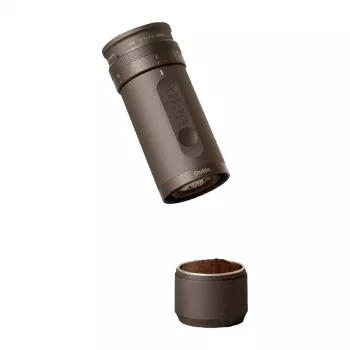 Kafijas dzirnaviņas OUTIN Outin Fino Black — konusveida dzirnakmens, 25 g ietilpība, Ø 7,3 cm, 199 mm augstums, 690 g