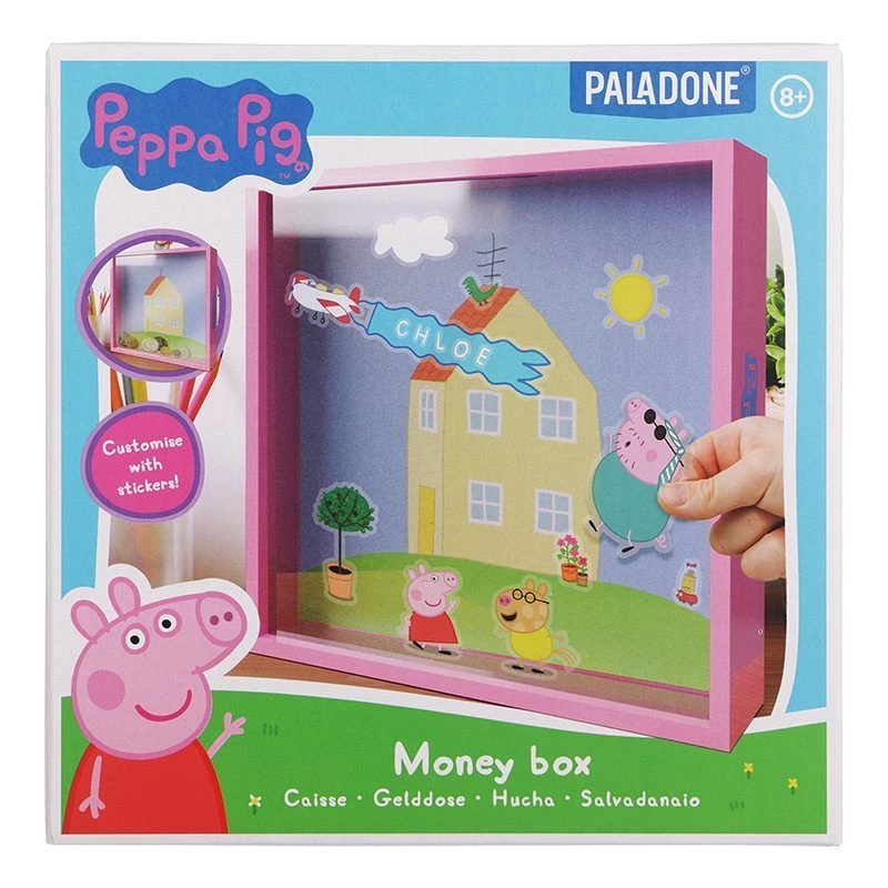 Krājkasīte Paladone Peppa Pig Frame Design PP12785PP – bērnu krājkasīte