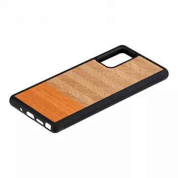 Aizsargmaciņa Samsung Galaxy Note 20 Man and Wood Herringbone Arancia Black