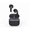 Bluetooth austiņas GEMBIRD TWS-02-BK, iekšauss TWS, melni/pelēki, līdz 5 h atskaņošanas, iebūvēts mikrofons, uzlādes futrālis