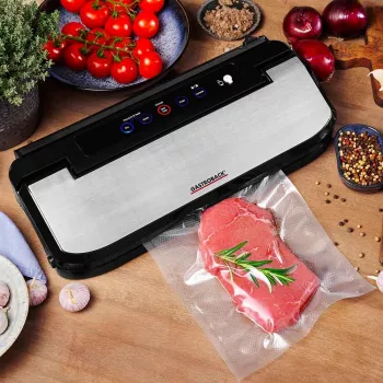 Gastroback Design Basic vakuuma iepakojuma iekārta 800 mbar Melns Nerūsējošais tērauds