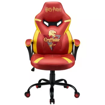 Spēļu krēsls Subsonic Junior Gryffindor polsterēts sēdeklis oranžsarkans