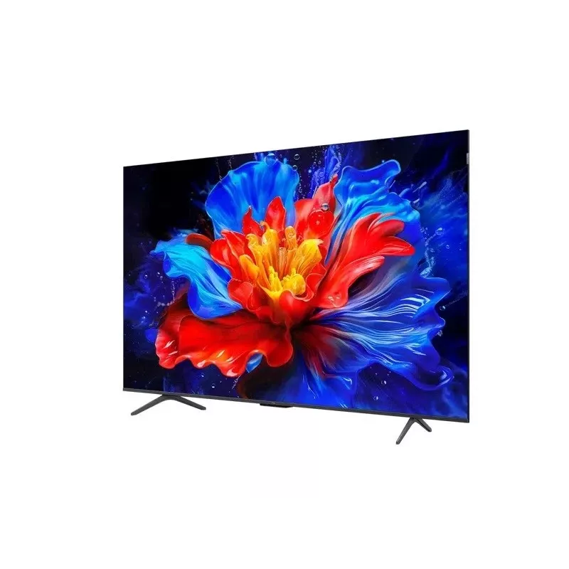 TCL 65T8C 65 collu 4K QLED Smart TV ar Google TV, Wi-Fi, metālisks, 350 cd/m²