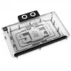 Alphacool 10259 Aizmugures plāksne Alumīnijs Hroms Varš Melns 153.3mm