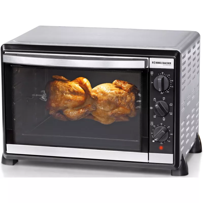 Cepeškrāsns Rommelsbacher BG 1805/E Nerūsējošais tērauds – 42 L, 80–230 °C, 7 režīmi, rotisserie
