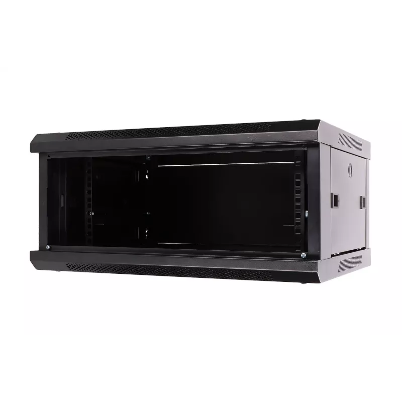 Sienas stiprinājuma skapis Extralink 4U 600x450 Melns