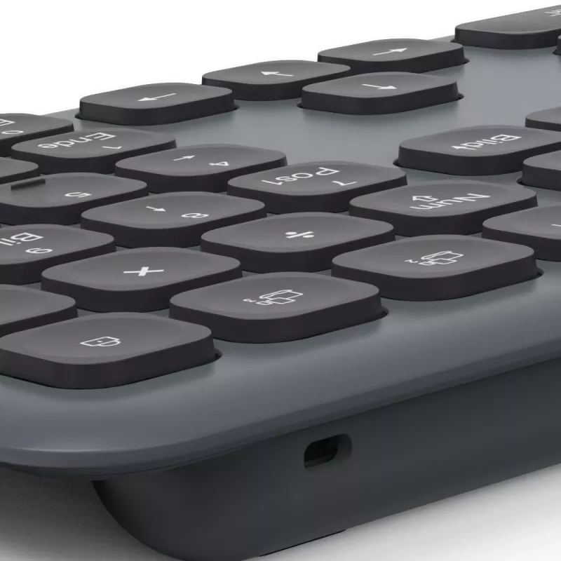 Daudz ierīču bezvadu tastatūras un peles komplekts melns HAMA