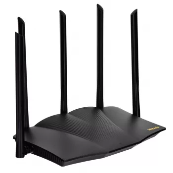 Tenda TX12 PRO bezvadu maršrutētājs Fast Ethernet Divu joslu (2.4 GHz / 5 GHz) Melns