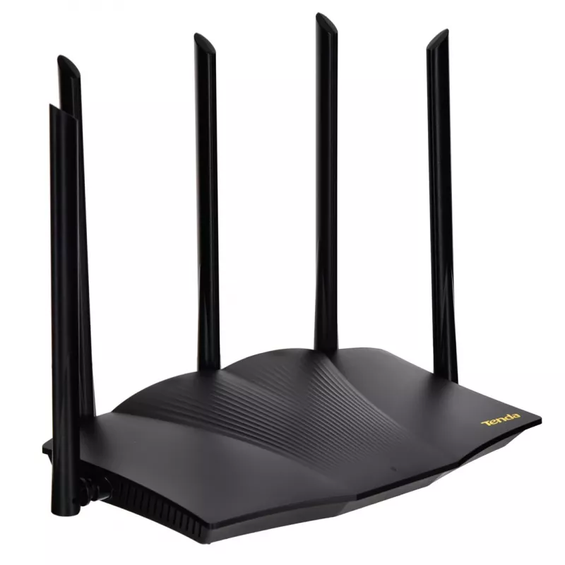 Tenda TX12 PRO bezvadu maršrutētājs Fast Ethernet Divu joslu (2.4 GHz / 5 GHz) Melns