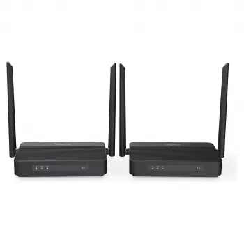 Bezvadu HDMI KVM pagarinātājs DIGITUS DS-55360 — raidītājs un uztvērējs, bezvadu, 100 m, 4K/60Hz, HDMI, USB-A/USB-C