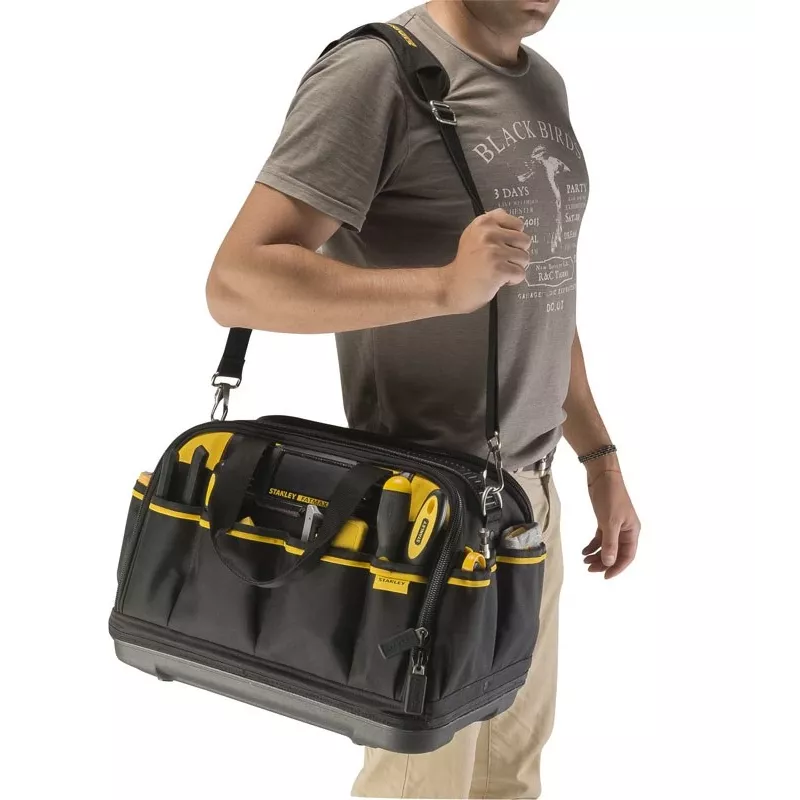 Instrumentu soma STANLEY FATMAX Multi Access FMST1-73607, poliesters, 430×280×300 mm, 2 rokturi, plecu siksna