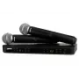 Shure BLX288E/SM58-H8E - bezvadu sistēma ar uztvērēju un diviem SM58 mikrofoniem