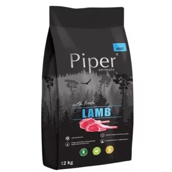 DOLINA NOTECI Piper Animals ar jēru - sausā suņu barība - 12 kg